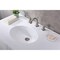 Anzzi Rhodes 21.5" Ceramic Undermount Sink Basin in White LS-AZ109 - alternate 1